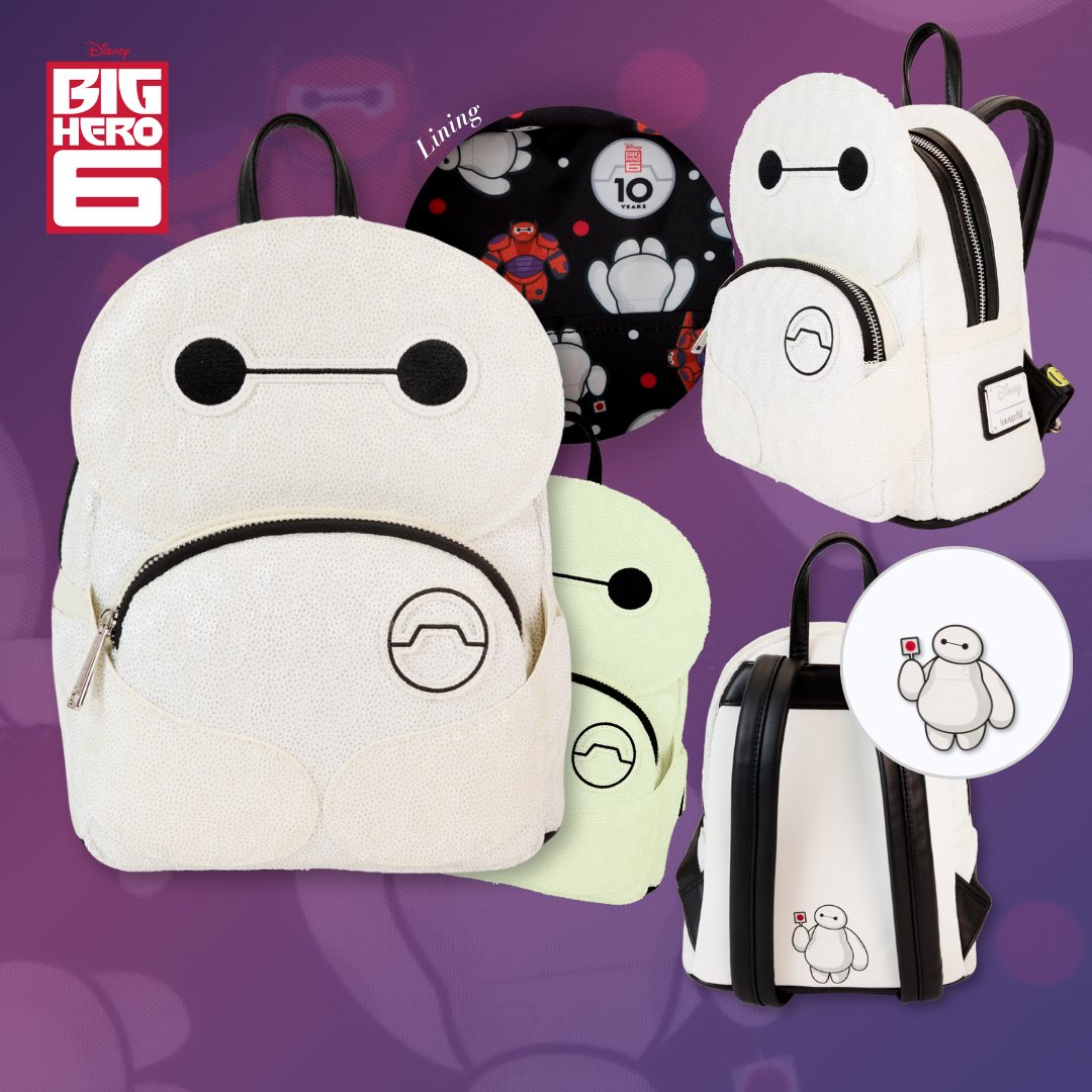 D23 Limited Edition Baymax 10th Anniversary Mini Backpack D23 Limited Edition Big Hero 6 10th Anniversary Baymax Mini  main image 3