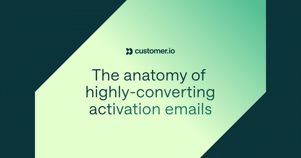 cagrisarigoz's tweet photo. Level up your customer activation game! π Discover how to craft highly converting activation emails with this insightful guide from @CustomerIO. βοΈ
π The anatomy of highly-converting activation emails https://t.co/7SfYxtXFRB
#EmailMarketing #CustomerActivation #GrowthHacking https://t.co/Joo5WlQ4Ec
