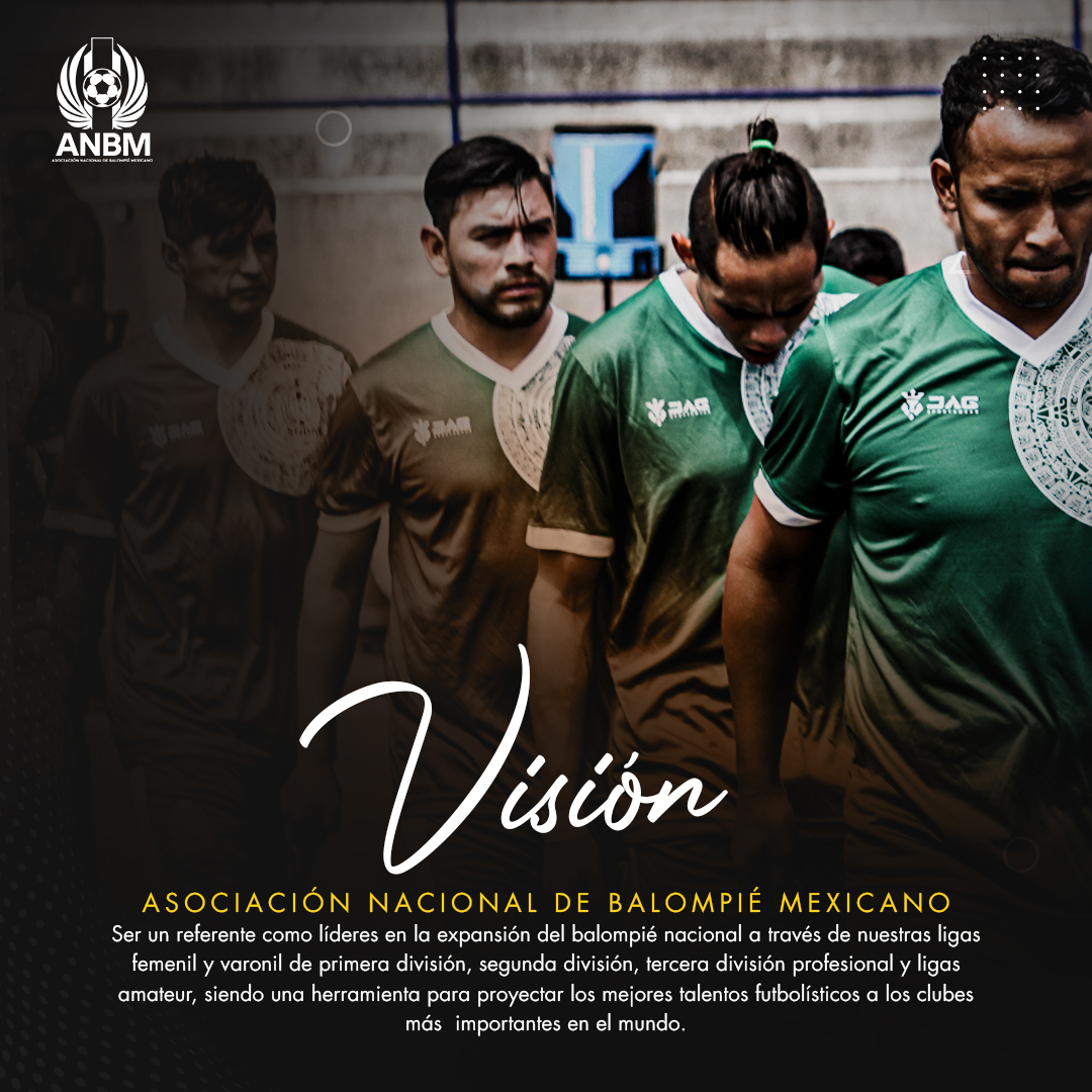 En la Asociación Nacional de Balompié Mexicano estamos comprometidos a liderar la expansión del Balompié en todas sus categorías. ⚽🌟 

#BalompiéMexicano #FuturoDelFútbol #TalentoMexicano