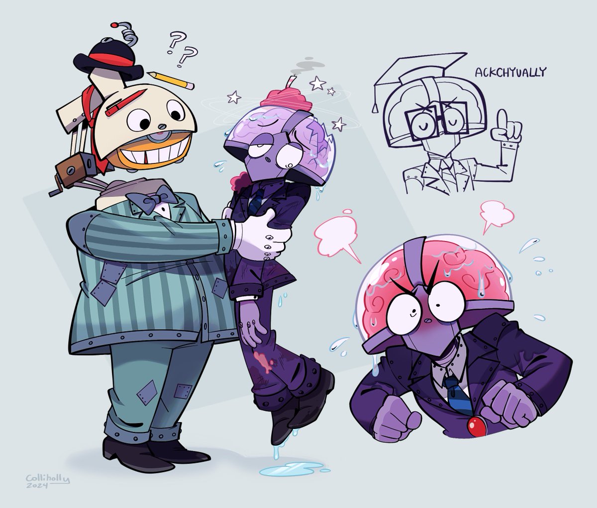 I think he should (lovingly) be shoved into a school locker #toontowncorporateclash