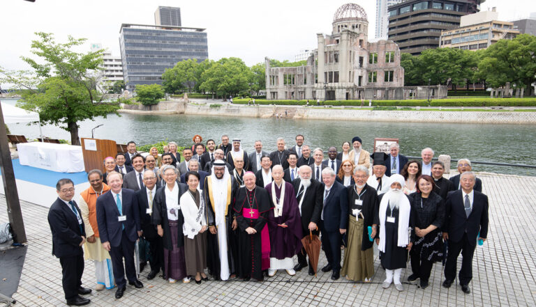 FoaadHaghighi's tweet photo. In #hiroshima , the Vatican joined religious leaders to change the narrative on #AI
At the memorial park in Hiroshima, Eastern leaders from #Buddhist #Hindu #Zoroastrian  and #Bahai  traditions came together for what the Vatican described as a “historic #multireligious event.”
“I ask you to show the world that we are united in asking for a proactive commitment to protect human dignity in this new era of machine,” #PopeFrancis  wrote in a message read by Archbishop Vincenzo Paglia, president of the Academy for Life, which under this pontificate has expanded its scope to include issues that impact all aspects of #HumanLife  from #technology  to #PalliativeCare   to #Migration
https://t.co/Zgyul6zpJi
