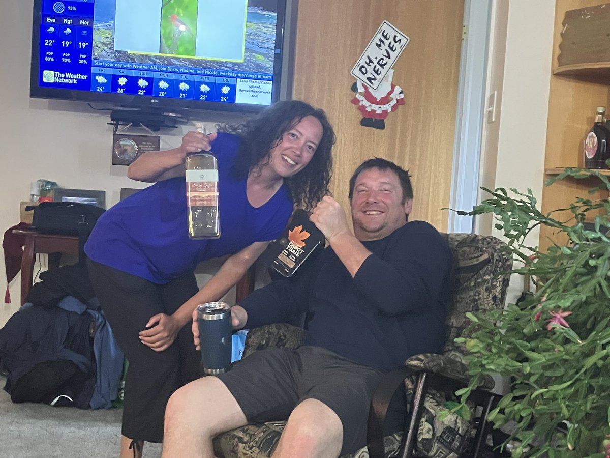 In NFLD and we are ready to square off.   <a href="/BlackGalley/">Black Galley Distilling</a> it’s so popular here we had to buy 6 bottles.  It’s arguable 3 will be consumed (by many) before end of weekend.