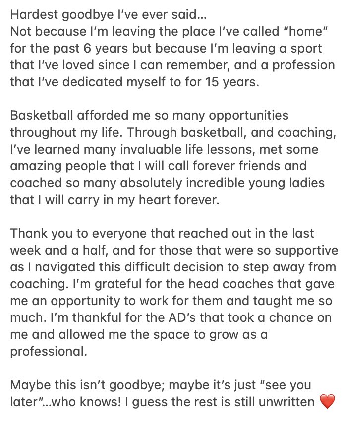 Kobe said it perfectly..
“I’m ready to let you go.
I want you to know now
So we both can savor every moment we have left together.
The good and the bad.
We have given each other
All that we have” ❤️🏀