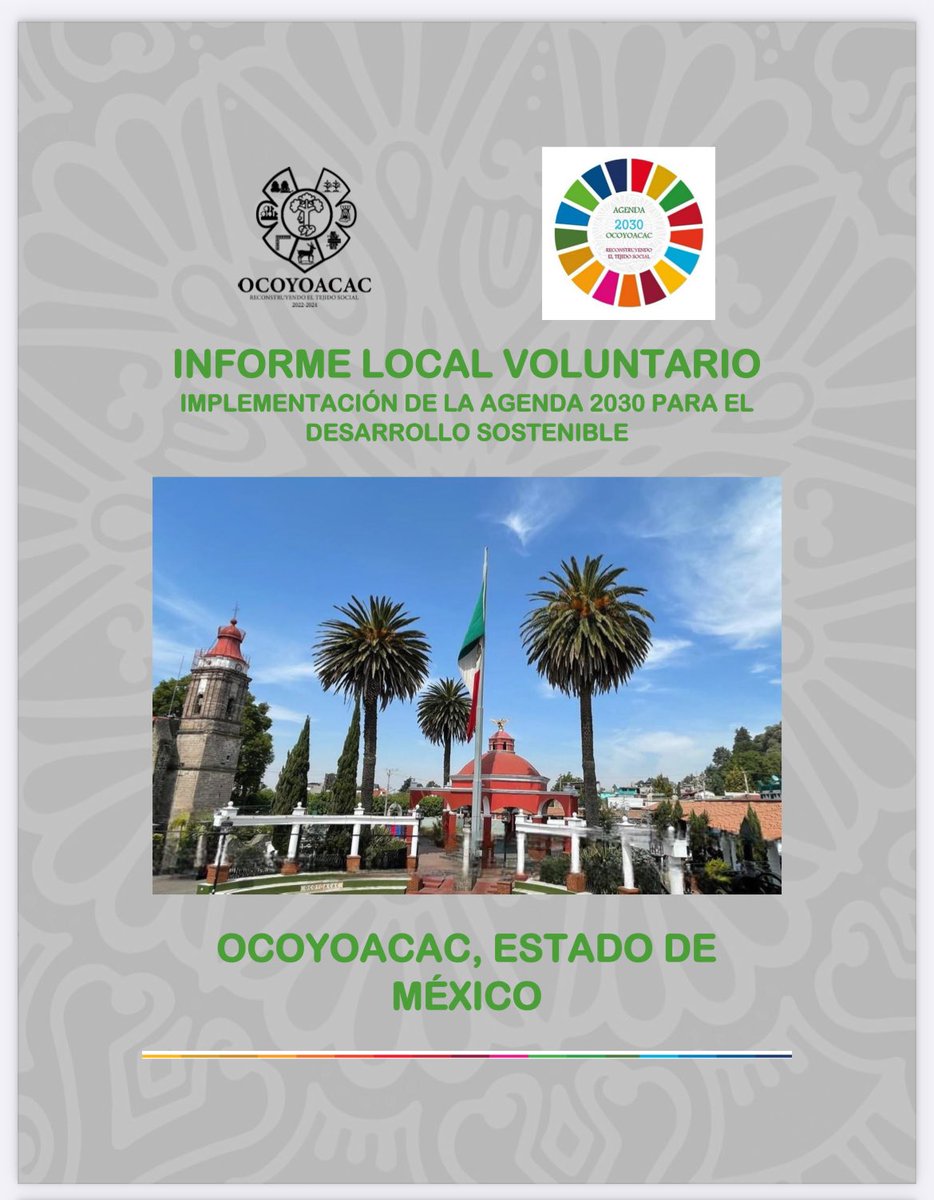 El H. Ayuntamiento de Ocoyoacac presentó su Informe Local Voluntario, una herramienta clave para cumplir con la Agenda 2030 desde el ámbito local. ¡Felicidades! 

Consulta el informe aquí: shorturl.at/OL63h