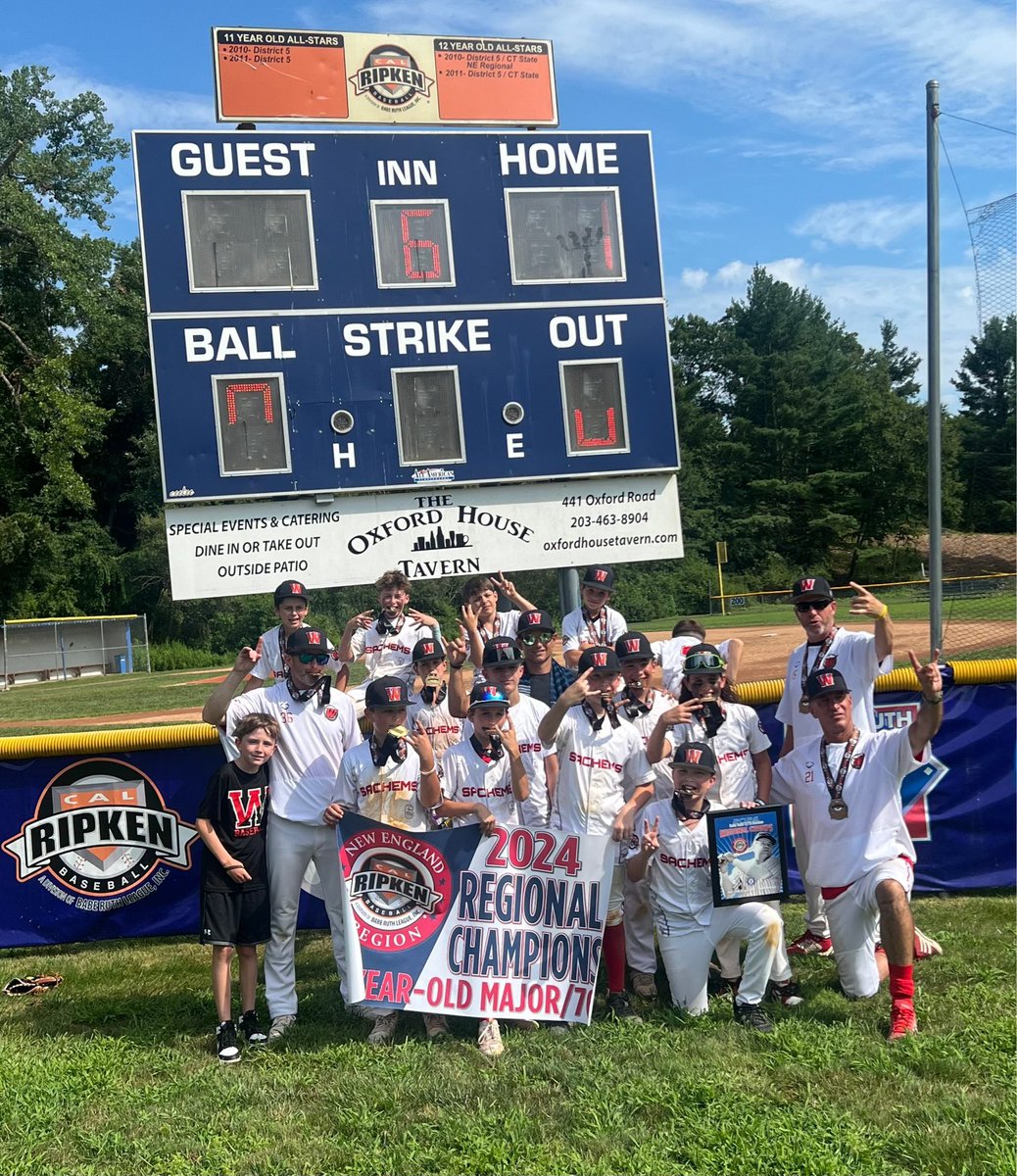 MarkStack21's tweet photo. Keep Winchester 11U Baseball Great Again…Another New England Regional Championship…Little League World Series Bound…Summer 2025…Alabama Style!! Humbabe!! https://t.co/aB6Q8mRy8N