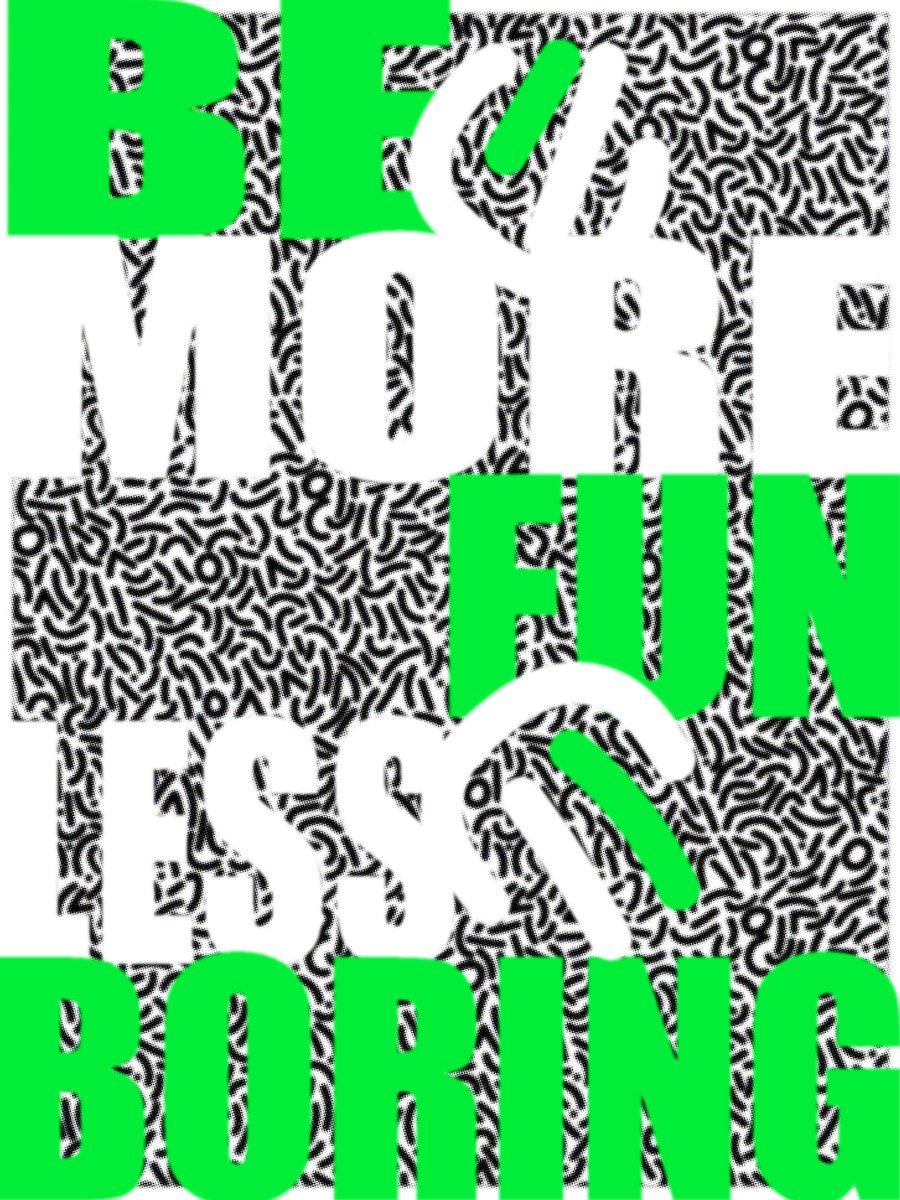 artsof_lena's tweet photo. #005 BE More Fun less boring or be fun boring more less hahahahaha https://t.co/DYq4FFiBwJ