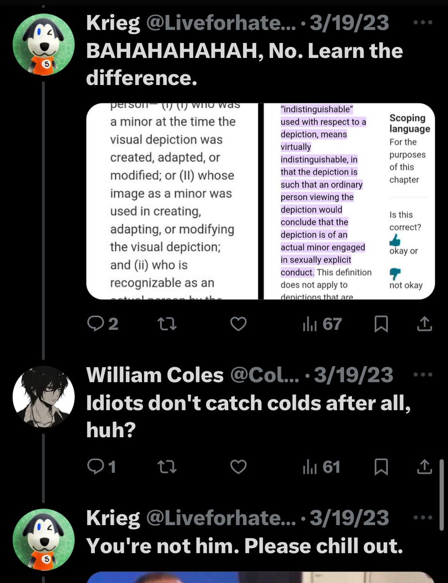 Liveforhatenow's tweet photo. @Cole_Da_Otaku @ZeitInstants @kriiyytics @TheBomber_14 @B1ueYoshi @kinky_goldfish_ @FNFHATER111 Knew you seemed familiar. I talked to the last guy before too. https://t.co/1JBZdx2jU7