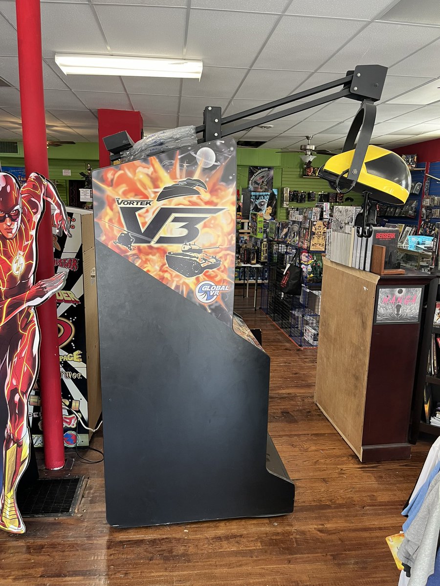 We are Selling our Game Arcades! Both work Great &amp; Would be Fun for your Game Room! The Midway Arcade has 12 Games on it $350.00 OBO &amp; the V3 Vortex VR Game has 3 Games on it! $2,000 or Best Offer! “Cosmic Comics, Games &amp; Collectibles” 132 W Main, Belleville, IL 618-416-3115