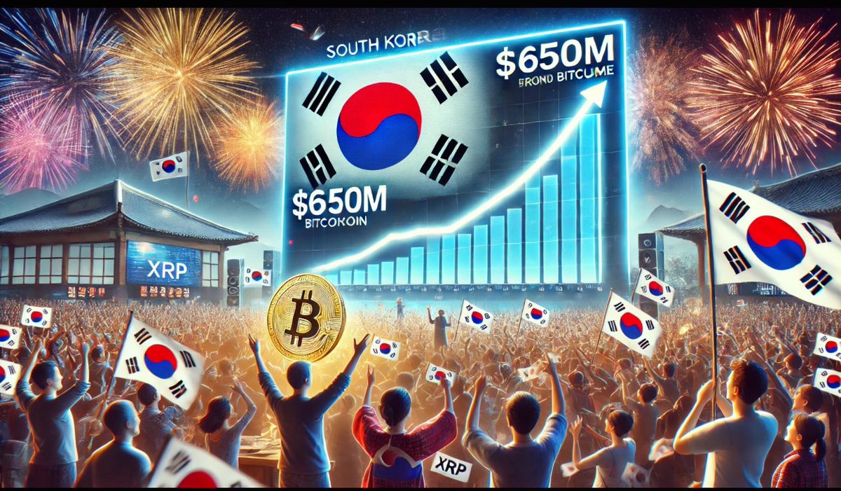 _TallGuyTycoon's tweet image. To all the doubters who doubt $XRP.

XRP just smashed #Bitcoin in Korea with over 2x the trade volume! 📈🚀 While BTC lagged at $282M, $XRP flexed with $650M. Numbers don&apos;t lie – who listened?💥 #XRP