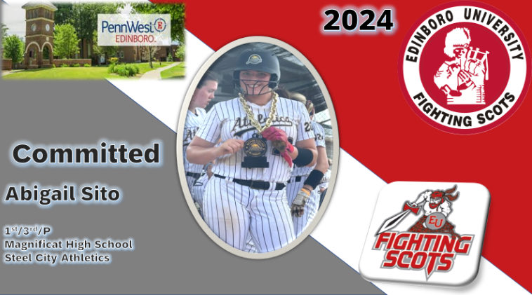 Steel_City_Athletics_18U_ Zubovic (@sca16u_zubovic) on Twitter photo Commitment Alert! Abbe Sito is headed to Edinboro University. Great things in this young lady’s future! Steel City Athletics Proud! Commitment Alert! Abbe Sito is headed to Edinboro University. Great things in this young lady’s future! Steel City Athletics Proud!