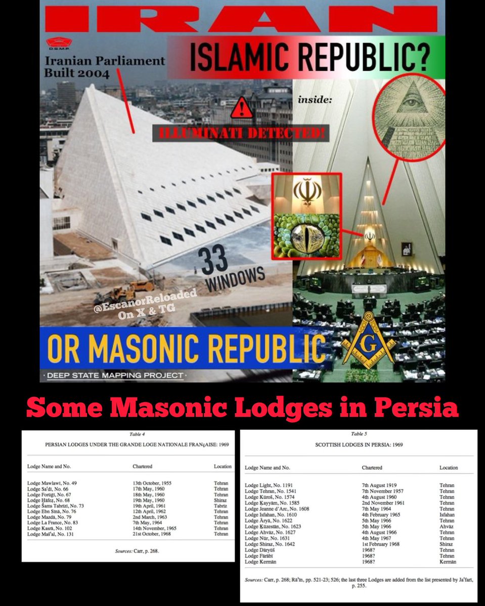 EscanorReloaded's tweet image. What if Iran’s Supreme Leaders are Crypto Jew Freemason Zionists?

🧵Thread🧵 
Iran Serves Israel by Dividing Sunni &amp;amp; Shia Muslims. 
They have only fought Sunni Muslims their entire history. 
The same drug trafficking, money laundering  Rothschild Banking Syndicate that rules the