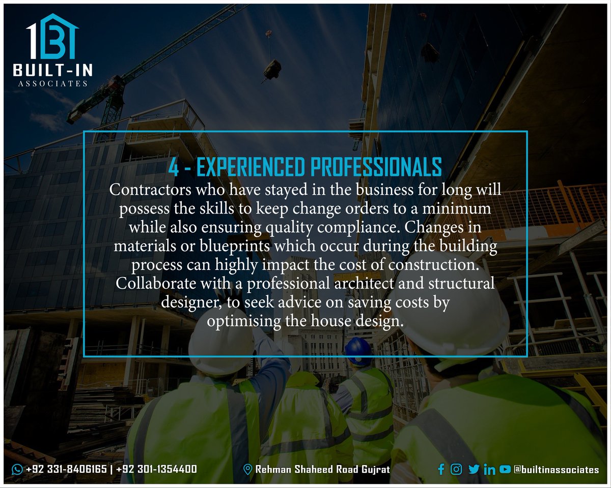 builtinass's tweet image. Estimating the overall cost of building construction is a complex process. A mismatch between anticipated costs and actual expenses can lead to project failures, whether it's a residential or commercial property.

#BuiltInAssociates #Construction #Management #Design #Interior