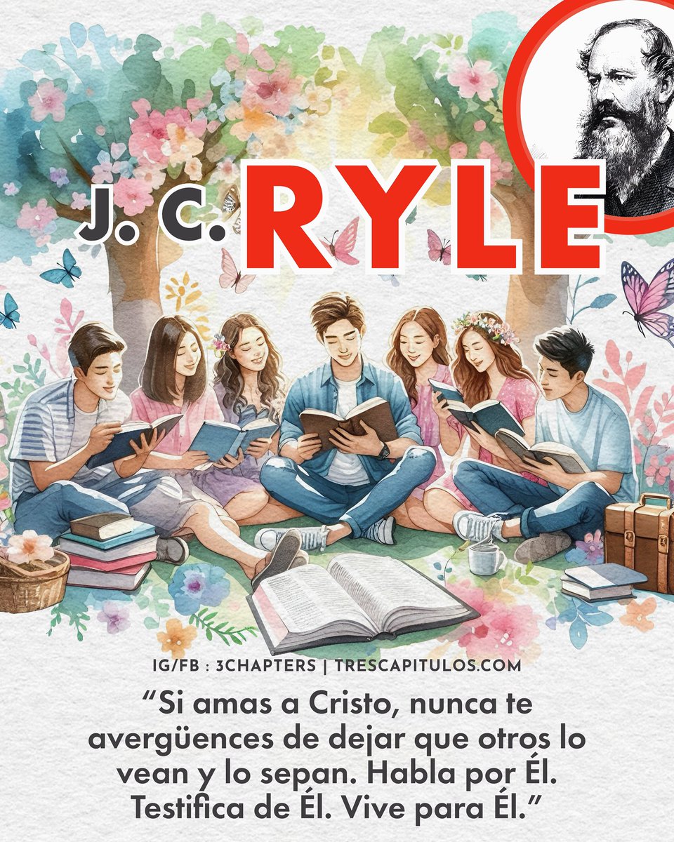 3Chapters1C1558's tweet photo. #CitasCitables #JCRyle #Cristo #Testificar #Evangelismo #Comunion #VidaNueva #3Chapters https://t.co/NoY3lX92BO