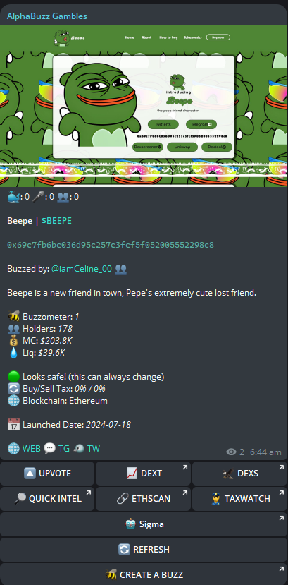 AlphaBuzz Gambles tweet media