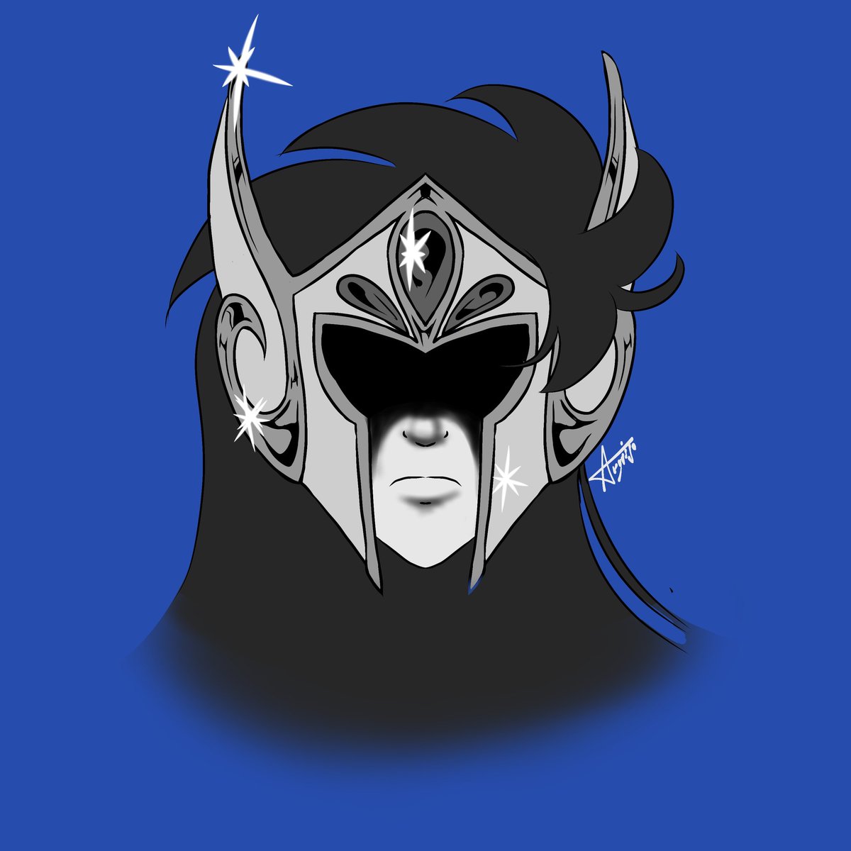 GoldenHudaz's tweet photo. Tercer casco le toco a camus de acuario la vdd a esta máscara no le modifique nada es muy buena así como esta 

#art #Aquarius #saintseiya #ArtistOnX https://t.co/nlFWILnhrp