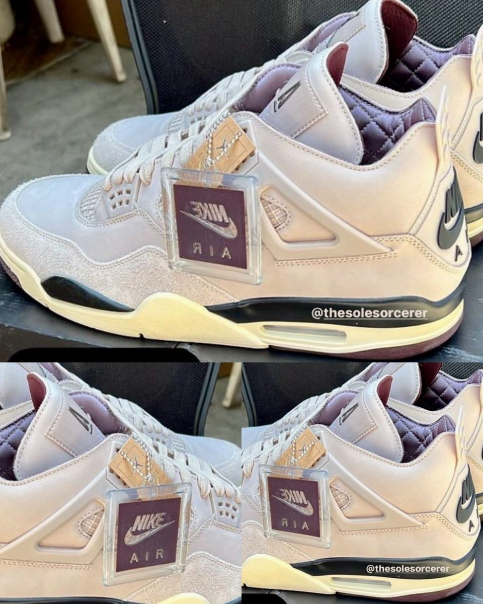 2024 A Ma Maniére x Air Jordan 4 SP “Phantom” 👀👀
Releasing in September…WMNS extended sizing.
