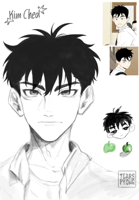 First drawing on procreate to try it out🍏 #세풋보 #aslfua 