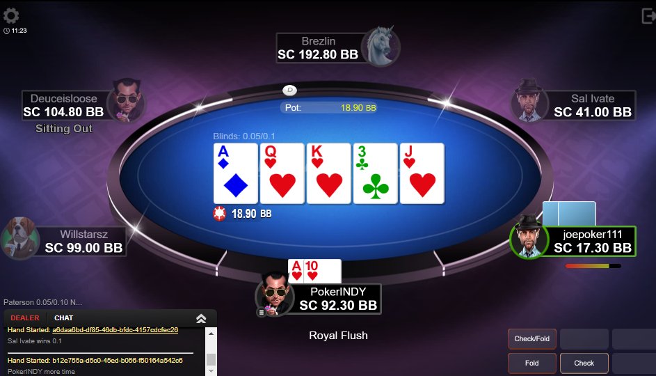 DontSleepOnINDY's tweet photo. @AvoidThePuddle I'm the guy who got three royal flushes. First screenshot was July 4th, next two were July 9th https://t.co/aWSNmdtxJ4