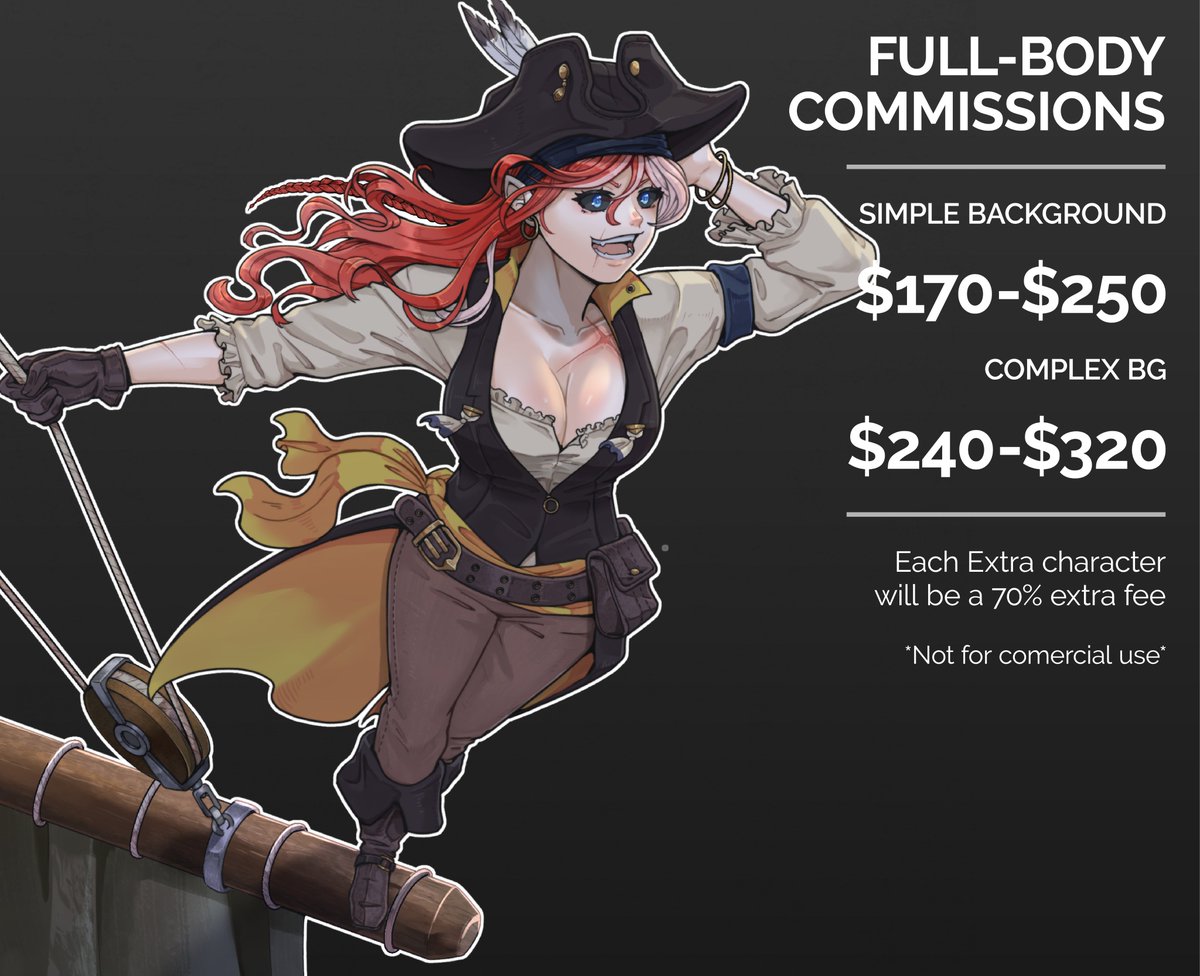 noxarts's tweet image. Don't miss your chance to get cool artwork! I'm opening my commissions slots. Feel free to DM me or comment if you are interested
For more information you can check this link noxart.carrd.co RETWEETS ARE APPRECIATED #opencommissions #digitalart #mech #AnimeArt