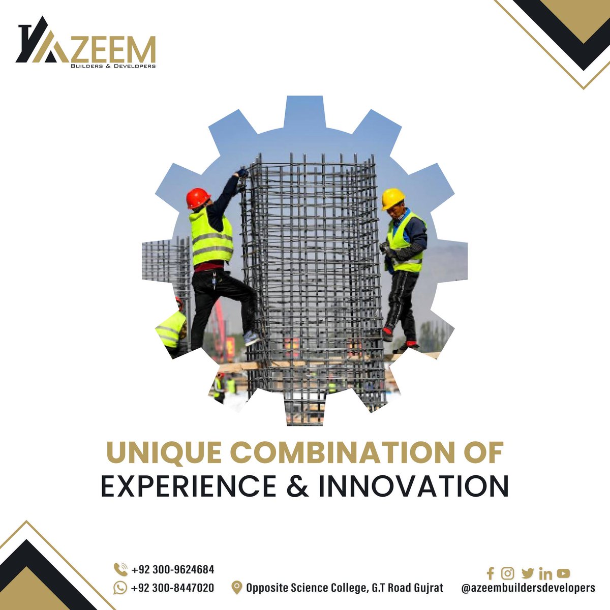 azeem_builders's tweet image. Unique Combination of Experience &amp;amp; Innovation

#AzeemBuilders #Roadsandpavements #lightsystem #generalelectricworks #electric #telecommunicationinstallation #telecommunication #Constructions #builders #civilengineering #seweragesystem #carpetroads #buildings #dreamhome