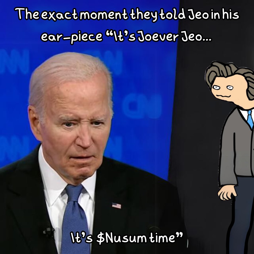 Starting my warm-up exercises. Put me in coach! Someone let $boden know it's $joever and $tremps next

$nusum the original Newsom coin
dexscreener.com/solana/drgk5h7…