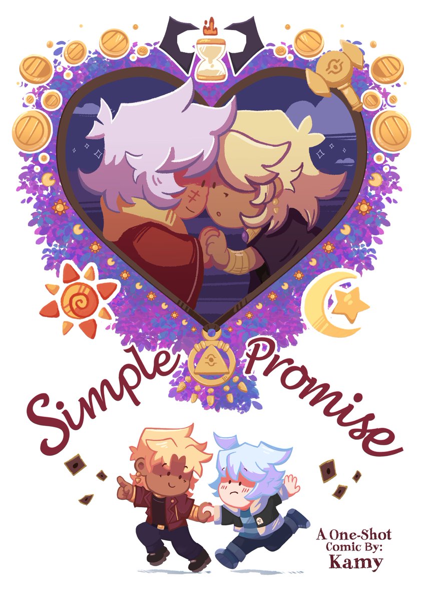 (Comic) YGO-✨☀️"Simple Promise"🌙✨ (1/8)

This is my contribution for <a href="/ThievesZine/">Thieves Zine 💙🎀💜 LEFTOVER SALES OPEN</a> !!! Thank you so much for having me! Everyone did such beautiful work! 💜💙 

#Thiefshipping
#yugioh