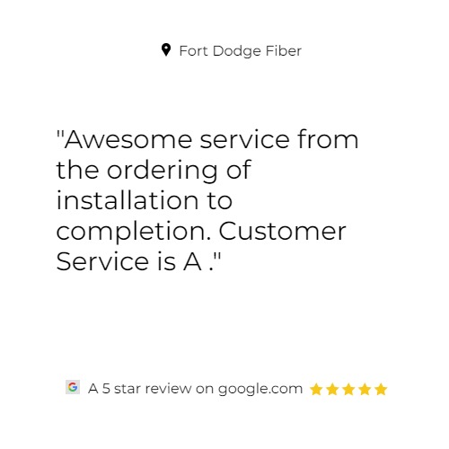FortDodgeFiber's tweet photo. Fort Dodge Fiber - Thank you so much for your kind words, Bill! We are thrilled to hear that you had a positive experience with our service from start to finish. Our team works hard to provide excellent customer service, and we are glad to hear that it did not go unnoticed. https://t.co/wh3cBd25f3