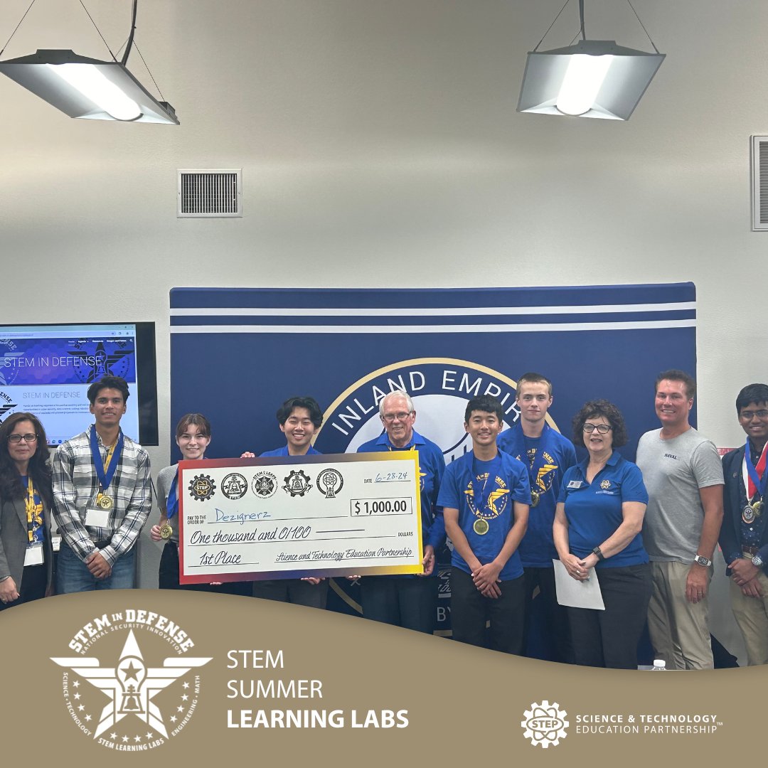 step_stem_ie's tweet photo. Congratulations to the STEM In Defense Design Challenge Project Winners!
1st Place Team: Designerz
2nd Place Team: Really Curious Designers (RCD)
3rd Place Team: STEMgineers โ Project: LiVRONE
#STEPCON #STEMinDefense #CyberSecurity #FutureLeaders https://t.co/0tfa2aff6k