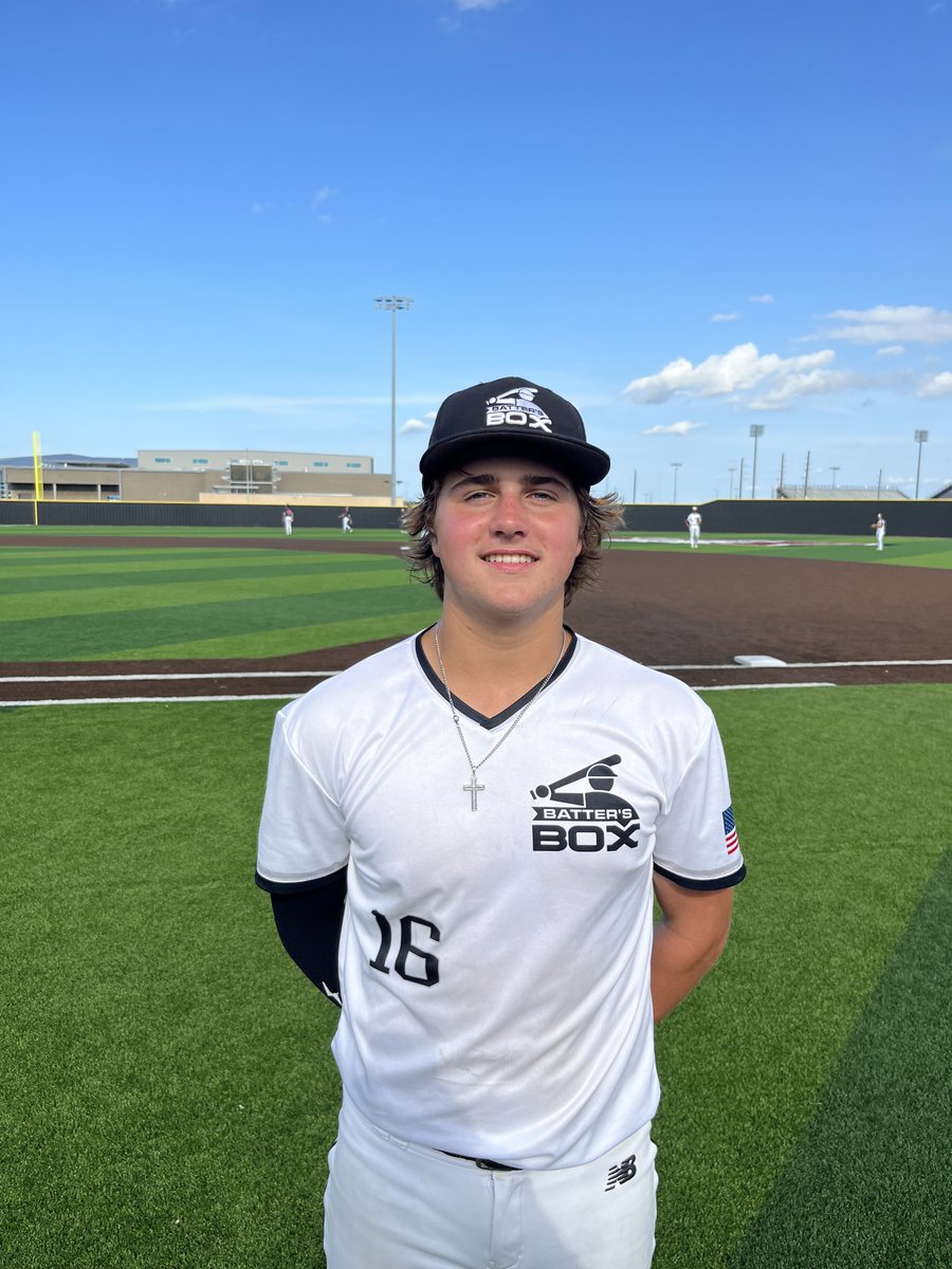 ✭Five Tool Texas✭ (@fivetooltexas) on Twitter photo F: <a href="/TxAngelsBB/">Texas Angels Baseball</a> 2026 Lesley 1, Batters Box Aranda 0
PoG: William Mitchell 7 IP, 7K, 6H
Notable: <a href="/BrooksRoznovsky/">Brooks Roznovsky</a> 6 IP, 9K, 0H / 2-3 F: <a href="/TxAngelsBB/">Texas Angels Baseball</a> 2026 Lesley 1, Batters Box Aranda 0
PoG: William Mitchell 7 IP, 7K, 6H
Notable: <a href="/BrooksRoznovsky/">Brooks Roznovsky</a> 6 IP, 9K, 0H / 2-3