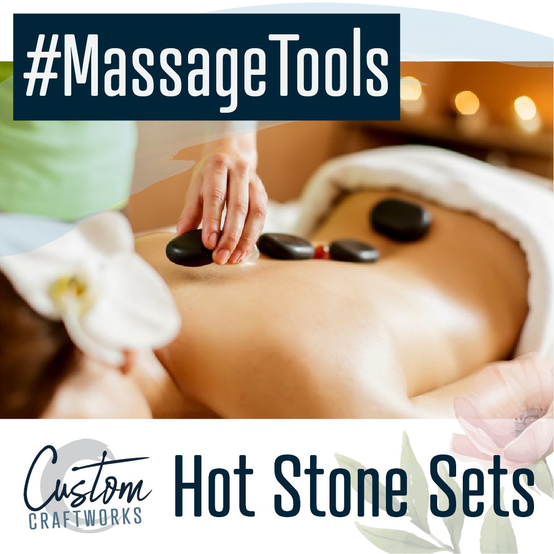 CustomCraftwork's tweet image. 💆‍♀️ Wellness Tip. Deepen relaxation in your sessions with hot stones. Our hot stone sets are now on sale! Perfect your massage technique and soothe those muscles. 💆‍♀️🔥 Shop now: hubs.ly/Q02GyPvH0 #WellnessTip #HotStoneMassage #TherapistTools