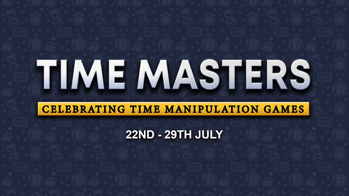 🚀 It’s almost here! The Time Masters Festival by @Bright_Gambit kicks off this Monday, July 22nd!

Dive into the most mind-breaking, time-bending, and existential games where YOU become the true hero of time! ⏰✨ #TimeMasters #Steam