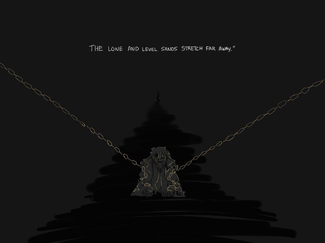bagobones's tweet photo. "the lone and level sands stretch far away." https://t.co/71TfVS4F8y