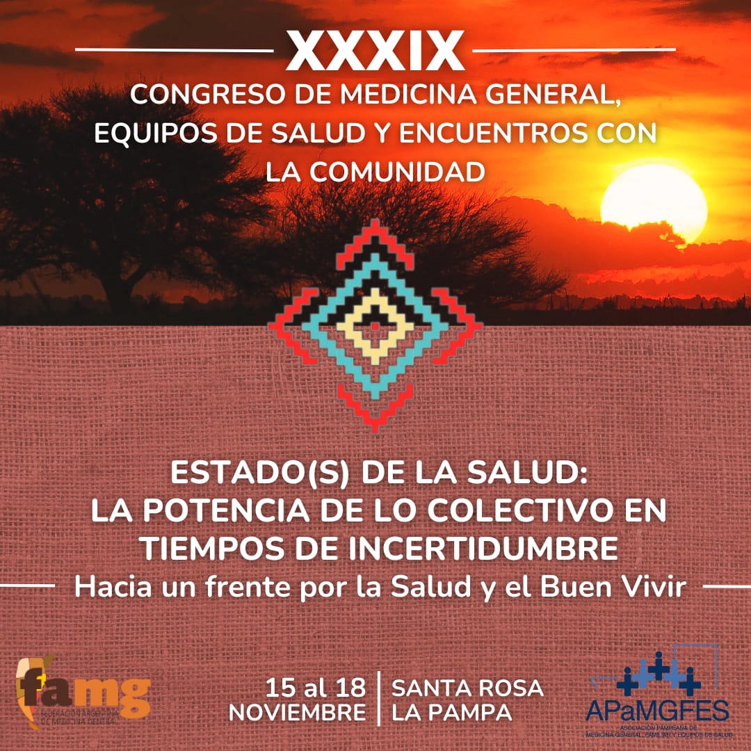 FAMedGral's tweet photo. Congreso de @famedgral a desarrollarse en La Pampa, del 15 al 18 de noviembre.
Próximamente más información en la cuenta congresos.famg y en https://t.co/zxeVfX5liQ
@pilargalende
#FAMG #medicinageneral
#comunidad
#medicinasocial #congreso
#noviembre #2024 https://t.co/eLy64GN8Zl