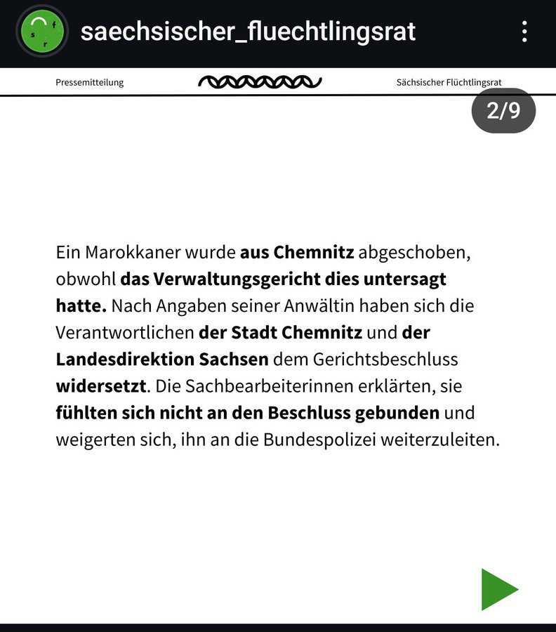 watch_union's tweet image. In #Chemnitz ereignet sich ein massiver Skandal und Rechtsbruch.

Mitarbeiterinnen von Behörden in #Sachsen fühlen sich nicht mehr an richterliche Beschlüsse gebunden.
Sie hatten eine andere &quot;Rechtsauffassung&quot; und ließen gegen die richterliche Entscheidung einen Familienvater