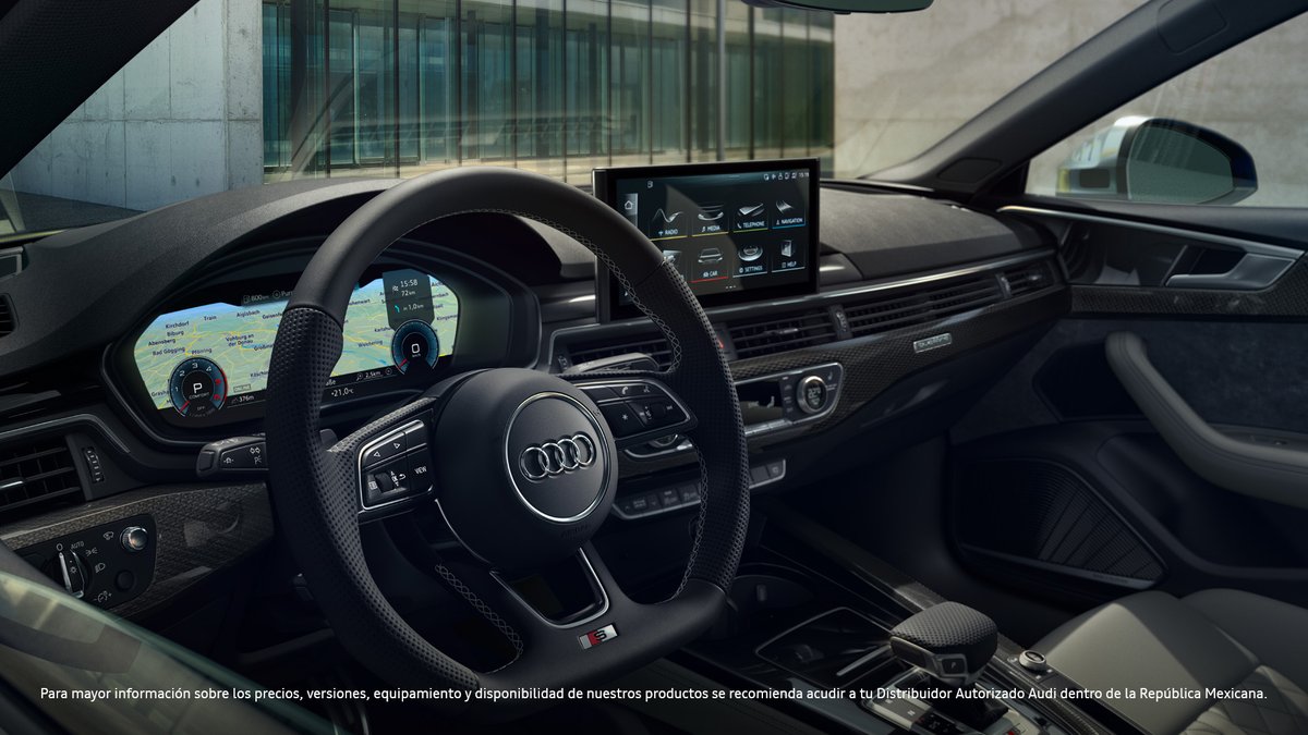 AudideMexico's tweet photo. Adéntrate a una dimensión de innovación y digitalización al interior del Audi S5 Coupé.
Descúbrelo en: https://t.co/29P8TEy4HH
#PerformanceDrive
#ProgressYouCanFeel
#FutureIsAnAttitude https://t.co/YTCQtkH7Zf