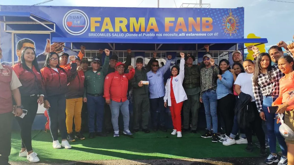ZODI_N52's tweet photo. 🇻🇪 || El G/D. Romerl Romero Domínguez Cmdte. De la ZODI N° 52 Monagas, presidió Acto de Inauguración del Sistema Unificado de Atención Farmacéutica (SUAF) en la Población de Temblador, Mcpio. Libertador del Edo Monagas, con la finalidad de contribuir con el beneficio del Pueblo⬇️ https://t.co/thOoQLP4cq