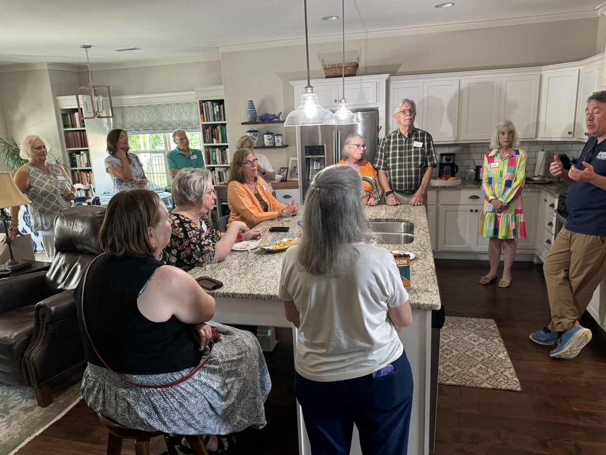 Another amazing evening spent with 4th District neighbors to discuss the issues facing our community, our schools, and our way forward as a county. Thank you to Marylaine &amp; Steven Dreise for hosting us in Deane Hill tonight! Off to knock more doors this evening 🚪✊