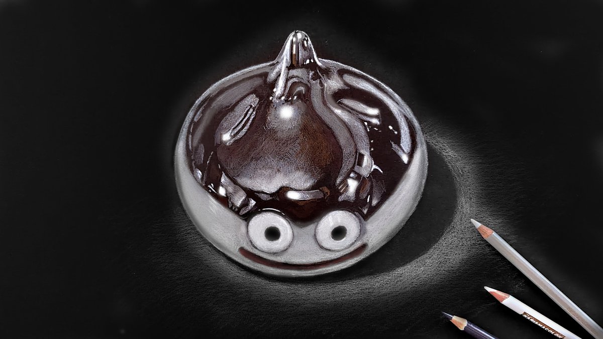 「黒画用紙に色鉛筆#この画像だけでどこまで伸びるかテスト 」|DRAWING STUDIO 118のイラスト