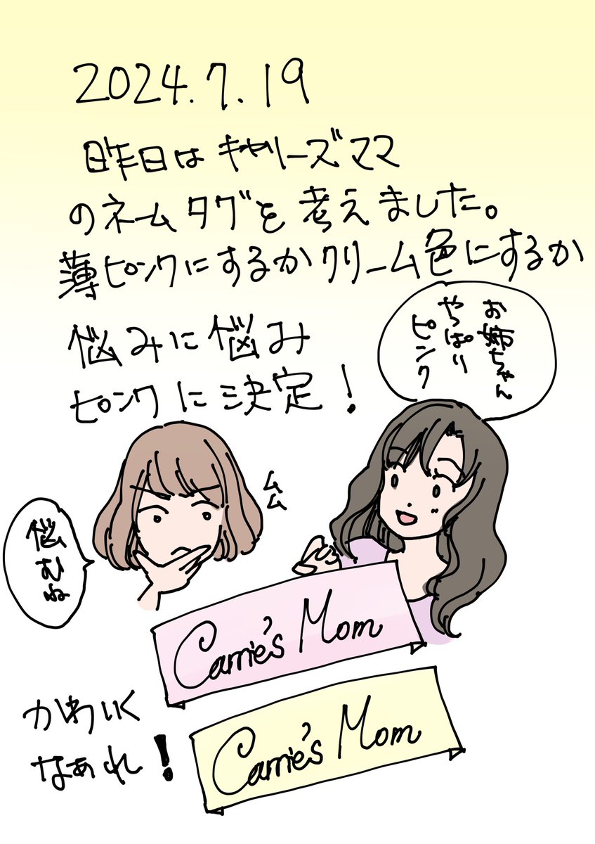 きょうの絵日記☺️🌟 