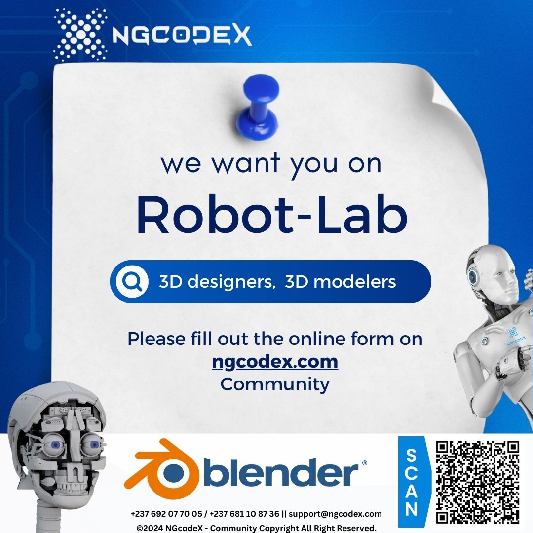 ngcodex's tweet image. 🔮 We are looking for members😃 experienced in 3D modeling🪄 for modeling the robotics🤖 project✒️. 
🏅If you have skills in 3D modeling 🥳 and are interested in this exciting project, 📧please Click *&quot;ApplyNow&quot; on:
ngcodex.com
*&quot;New World, New Destination&quot;*