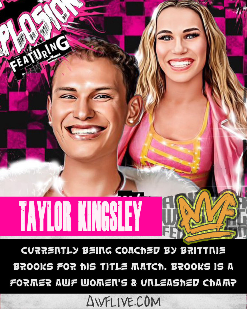 prowrestlingaz's tweet image. SAT 7/20: TAYLOR KINGSLEY (w/ BRITTNIE BROOKS in his corner) competes at #SummerExplosion - TICKETS: ift.tt/9pVU7j6

#prowrestling #beer #luchalibre #awf #tattoos #music #punk #rock #ska #concert #sports #arizona #funfact #info instagr.am/p/C9lSJ-QBh4e/