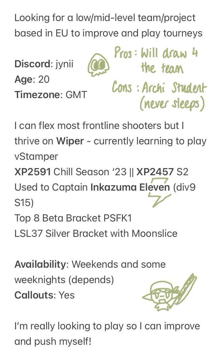 Hihi FA post! RTs and Shares appreciated!

#splatoon #splatoon3