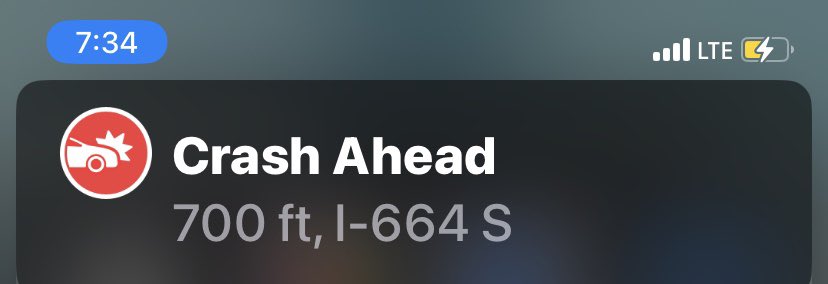 AnabelKnight99's tweet photo. I wish Maps would stop telling me to do dangerous things. 😞 https://t.co/GjoJSPe0zb