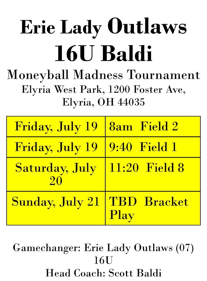 schedule for this weekend! @Coach3House <a href="/_alexlagesse/">Alex Lagesse</a> <a href="/TCiccarello/">Tony Ciccarello 🥎</a> <a href="/BehrendSoftball/">Behrend Softball</a> <a href="/HurstSoftball/">Mercyhurst Softball</a> <a href="/ACWSB/">Allegheny College Softball</a> <a href="/UPBSoftball/">Pitt-Bradford SB</a>