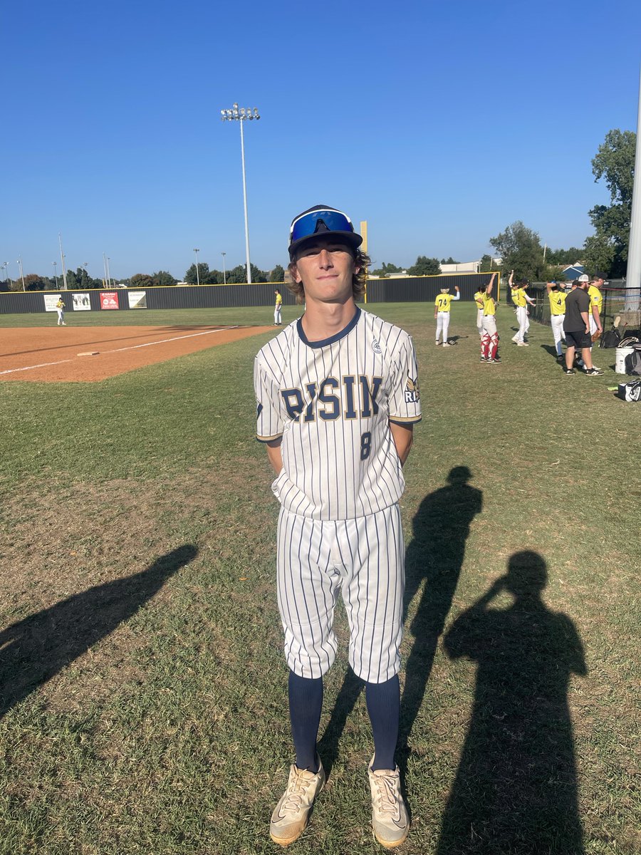 FiveToolOK's tweet photo. #OKCSatelliteSeries F: @RisinBaseball 15U Ward 7, Extra Effort Moore 1
PoG: @Harris_Chase8 5.1 IP, 7K, R
Hitter: @b_willard27 3-3, 2B, RBI https://t.co/CW8eJ20Lnr