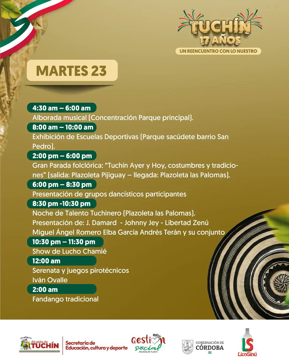 Alcaldía de Tuchin tweet media