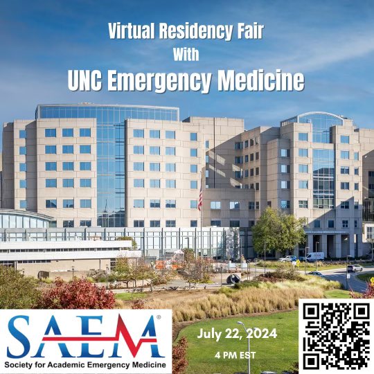 UNC Emergency Medicine (@uncem) on Twitter photo #Match2025 students interested in EM! Join us next week <a href="/SAEM_RAMS/">SAEM RAMS</a> virtual residency fair with program leadership. <a href="/nikkibinz/">Nikki Binz</a> <a href="/GBurke87/">Gary Burke</a> <a href="/UNCMedCenter/">UNC Hospitals</a> Sign up here: saem.zoom.us/meeting/regist… #Match2025 students interested in EM! Join us next week <a href="/SAEM_RAMS/">SAEM RAMS</a> virtual residency fair with program leadership. <a href="/nikkibinz/">Nikki Binz</a> <a href="/GBurke87/">Gary Burke</a> <a href="/UNCMedCenter/">UNC Hospitals</a> Sign up here: saem.zoom.us/meeting/regist…
