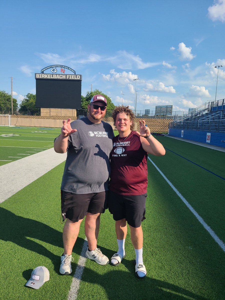Nathan_Czerlinsky53 <a href="/NCzerlinsky/">Nathan_Czerlinsky53</a> •54s
Amazing opportunity to reunite with
<a href="/CoachMNewby/">Matthew Newby</a> at the <a href="/McMURRYFOOTBALL/">McMURRY FOOTBALL</a> camp. I learned so much and got amazing feedback from this amazing staff.

<a href="/TXPrivateFBGuy/">Texas Private School Football</a> <a href="/BCSAthleticsATX/">Brentwood Christian School Athletics</a>
<a href="/coachkendall_/">Kendall Brest</a> <a href="/TrustMyEyesO/">⭕️FFERTUNITY</a> <a href="/kmaxfield_kyle/">Kyle Maxfield</a>
@iamcoachwash