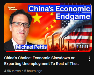 Best piece of China macro content I've EVER seen! 
TLDR- My impression- China will try to pivot from debt fueled infrastructure growth to debt fueled export growth, but unlikely for success leading to stagnation like past 30 yrs of Japan. Banking implosion sounds very unlikely