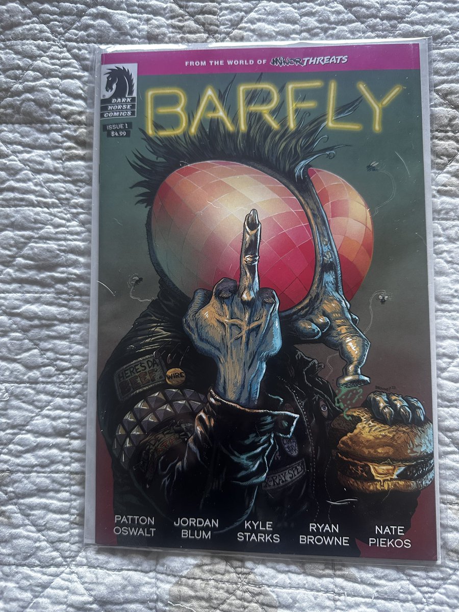 tony_welch's tweet photo. Mail πͺπ Dark Horse Comics βBARFLYβ @pattonoswalt @BlumJordan @DarkHorseComics #analog #thingsfromanotherworld https://t.co/BXNiYzT0o5 https://t.co/Md4jltYORA